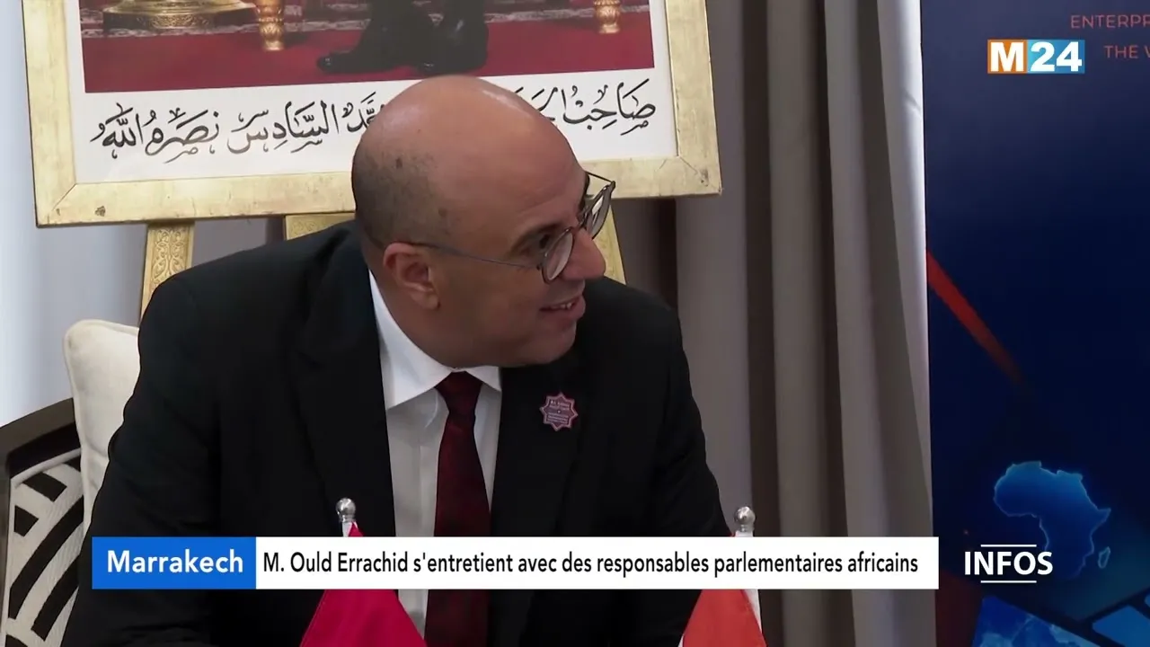 Marrakech Meeting: Mr. Ould Errachid Engages with African Parliamentary Leaders