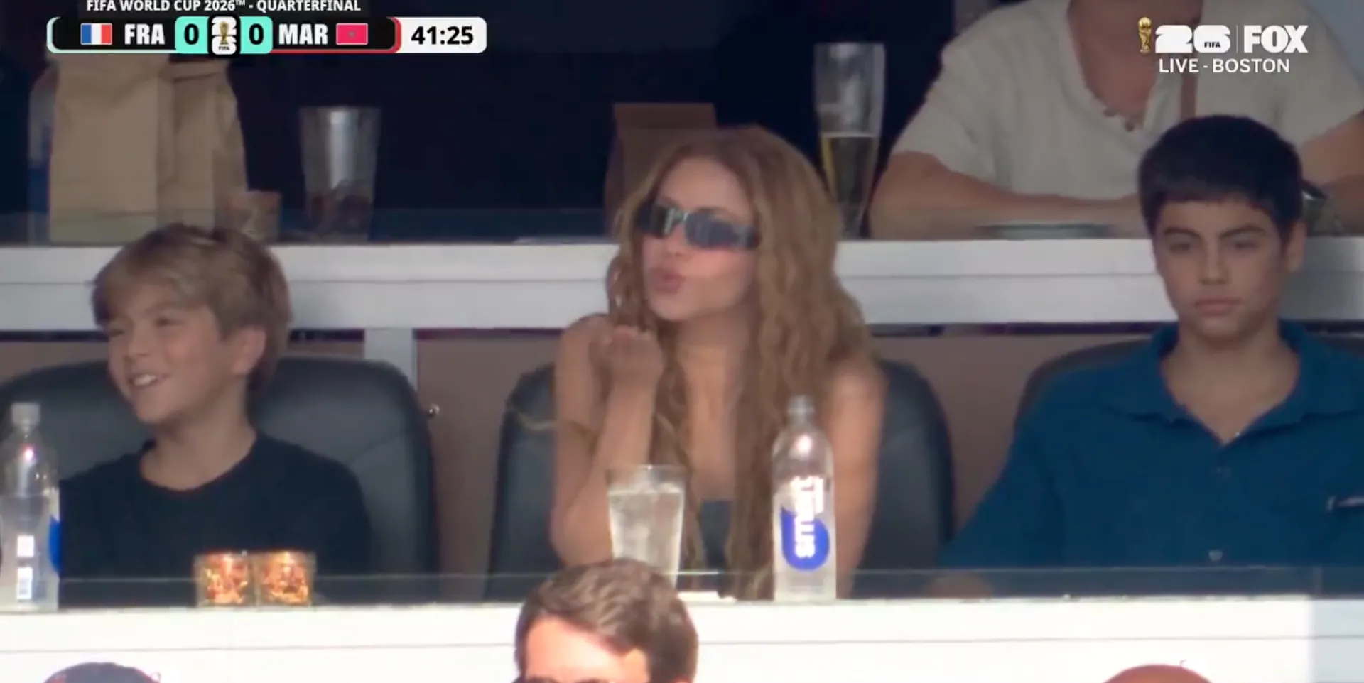 Celebrity Attendance at the France vs. Morocco World Cup Quarterfinal