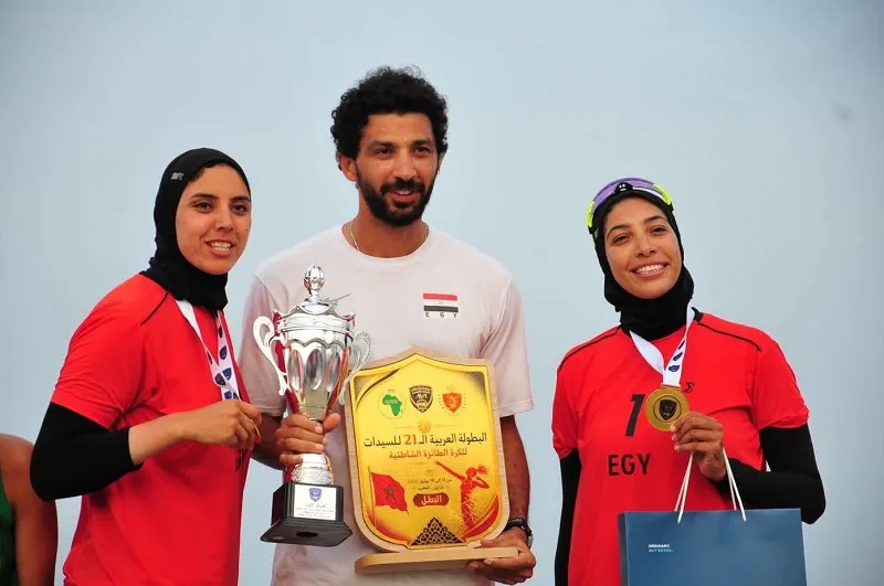 Egyptian Women's Beach Volleyball Team Claims Arab Championship Title in Morocco