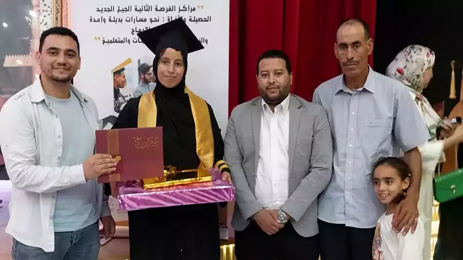 Khadija Farhat's Inspiring Success Story at the Second Chance Center in Tamallalte