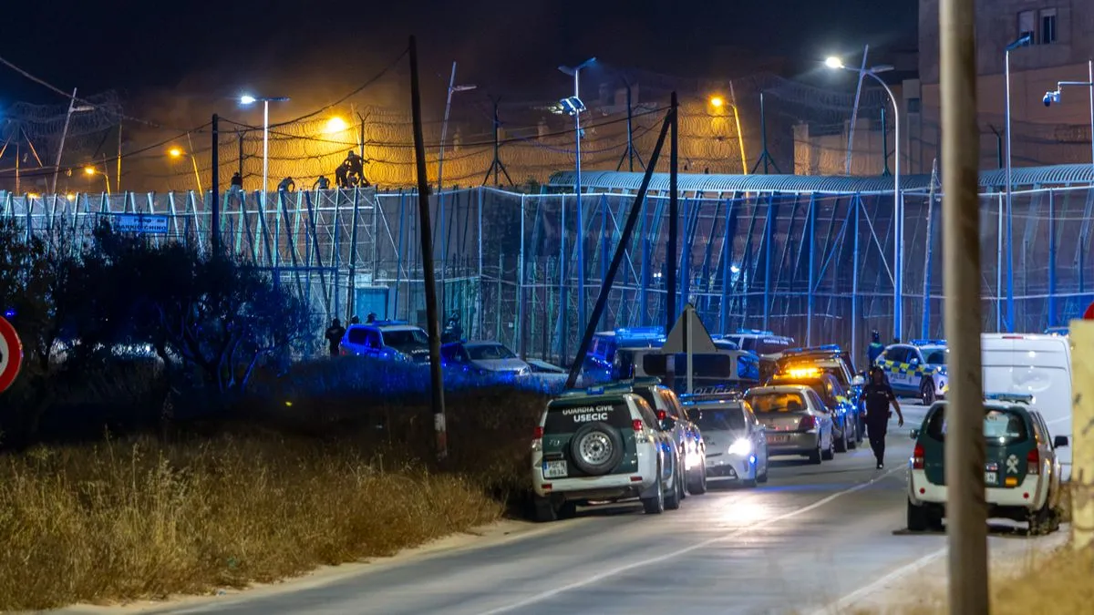 Tensions Rise in Melilla as Migrants Attempt Border Crossing