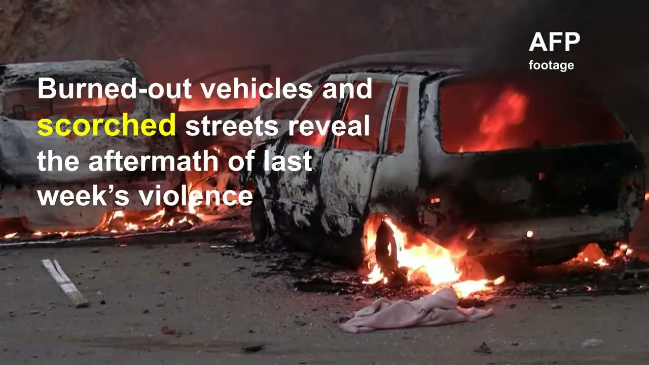 Chaos Erupts at Morocco-Ceuta Border: Cars Set Ablaze Amid Migrant Surge