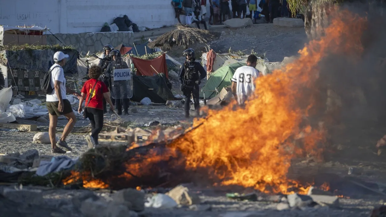 Ceuta Residents Clash with Migrants: Tensions Erupt in Spanish Enclave