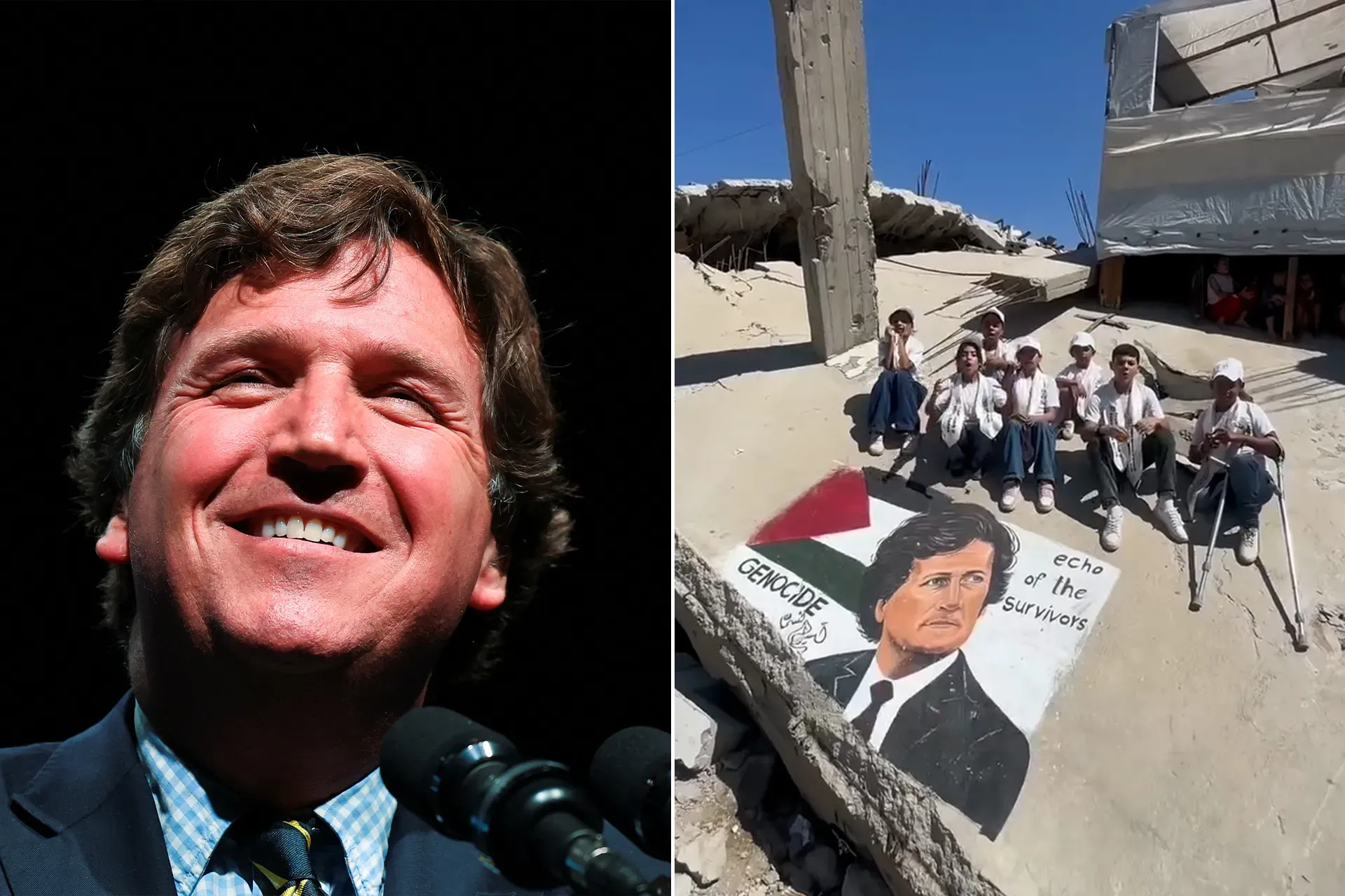 Children of Gaza Send Powerful Message to Journalist Tucker Carlson