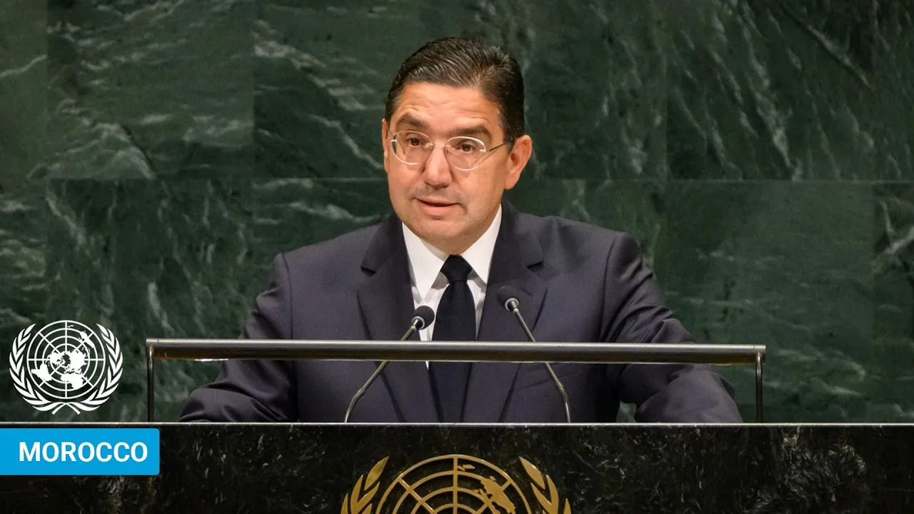 Morocco's Foreign Minister Addresses the UN General Assembly: A Call for Global Cooperation